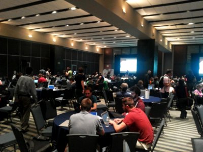 Wikimania 2015-Wednesday-Hackathon (3)