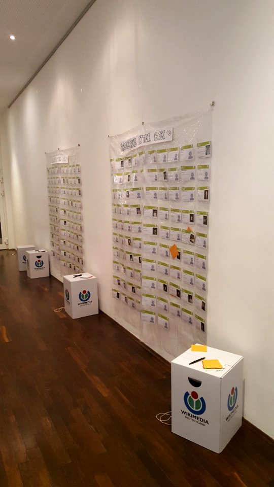 Wikimedia Conference 2016 - WMCON16 Letter Box (2)