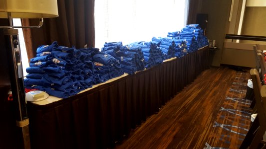 Wikimania 2017 Montreal - Tuesday - Participants shirts are ready
