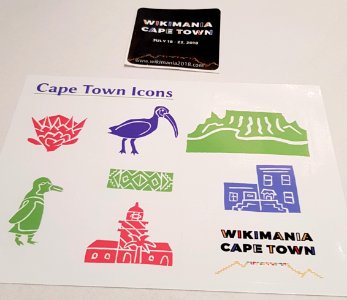 Wikimania 2018 - Wikimania 2018 stickers