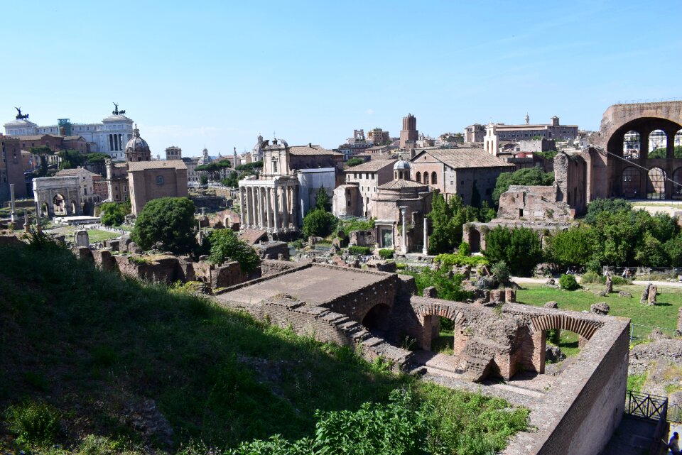 Old buildings ancient rome roman empire