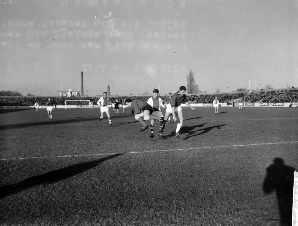 Willem II tegen Ajax 2-3, Prins, doelman Feyt en Brooyma, Bestanddeelnr 914-5698