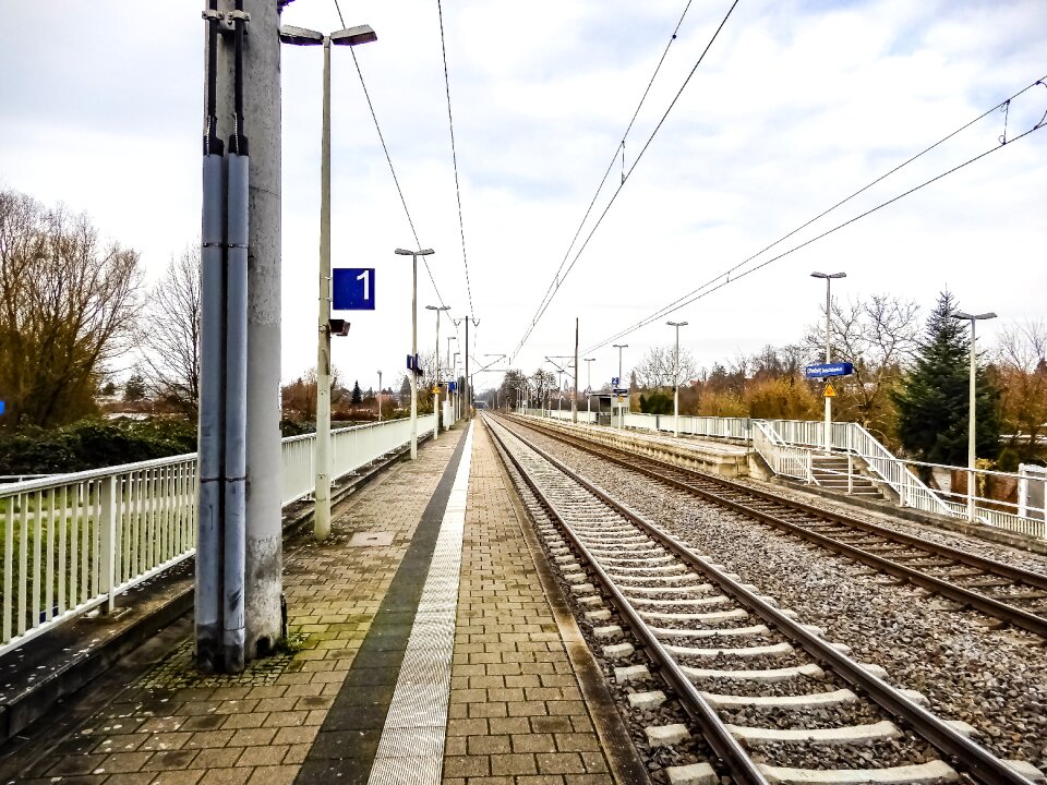 Railway station steel