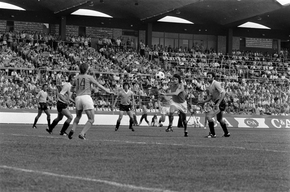 Wereldkampioenschap voetbal 1974 Nederland tegen Uruguay 2-0 spelmomenten, Bestanddeelnr 927-2599