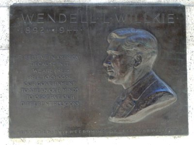 Wendell Willkie Plaque, New York Public Library - DSC06453