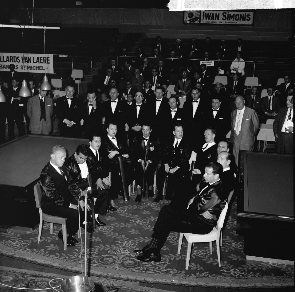 Wereldkampioenschap biljarten driebanden in Oostende (Belgie), overzicht van de , Bestanddeelnr 916-5686