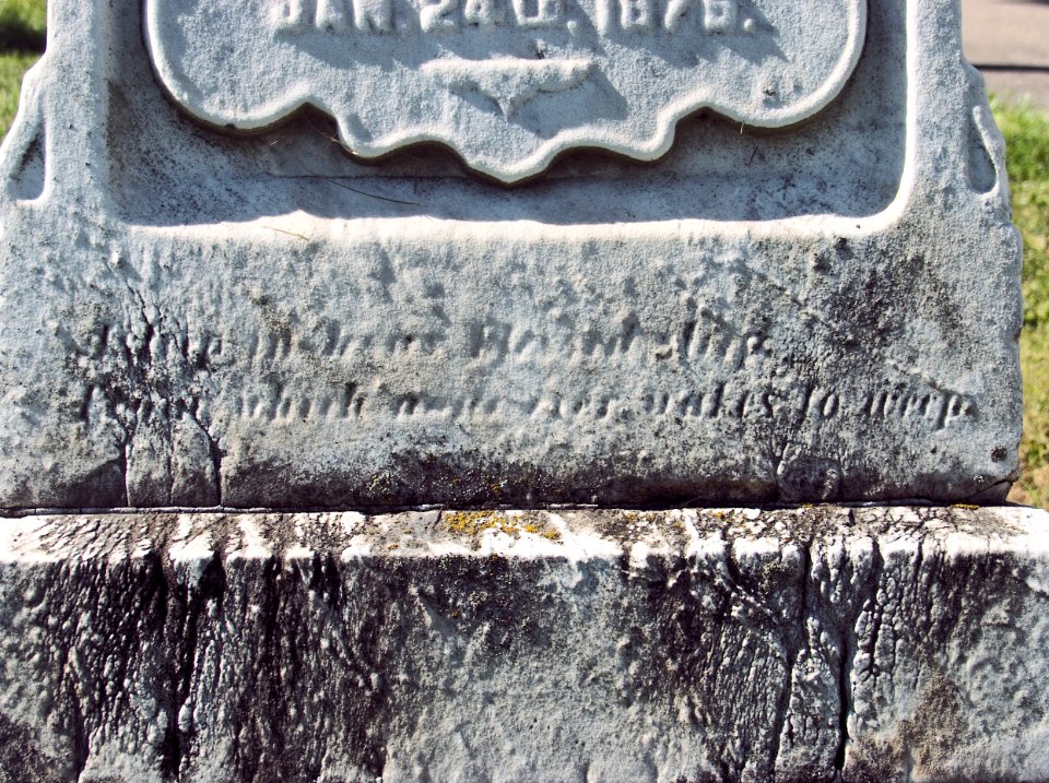 Wenzel (Mary), St. Clair Cemetery, 2015-10-05, 02