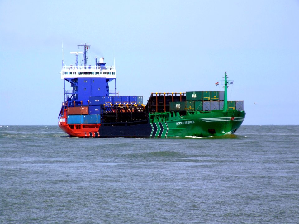 Werder Bremen IMO 9202259 approaching Port of Rotterdam 08-Jul-2007