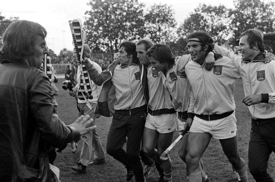 Wereldbeker Hockey te Amstelveen, finale, Nederland tegen India, vreugde Nederla, Bestanddeelnr 926-6543