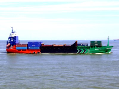 Werder Bremen p6 approaching Port of Rotterdam 08-Jul-2007