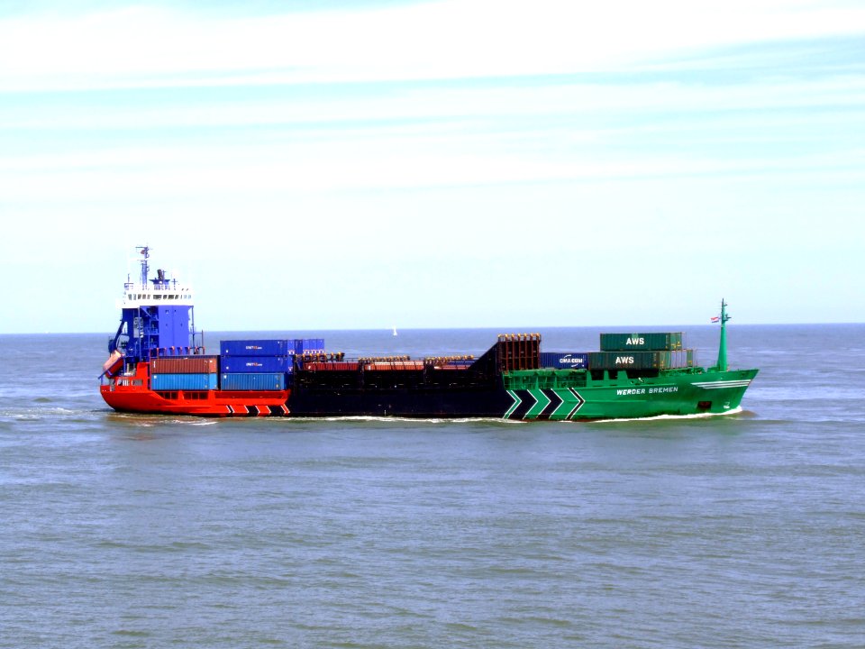 Werder Bremen p5 approaching Port of Rotterdam 08-Jul-2007