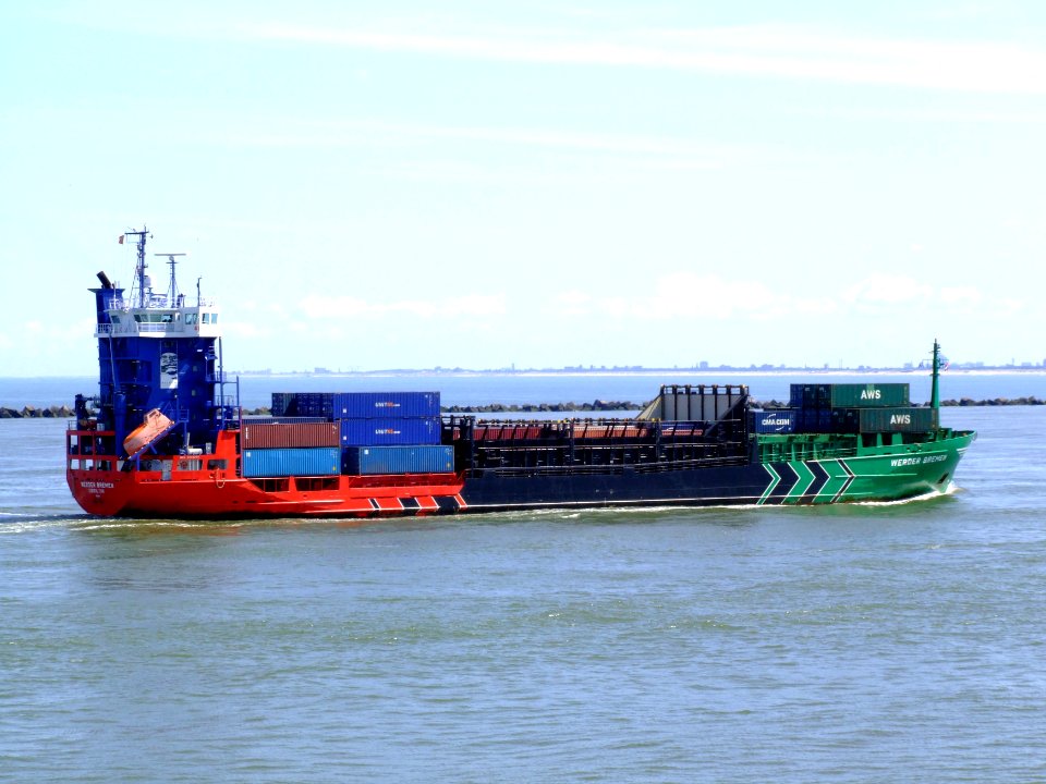 Werder Bremen p7 approaching Port of Rotterdam 08-Jul-2007