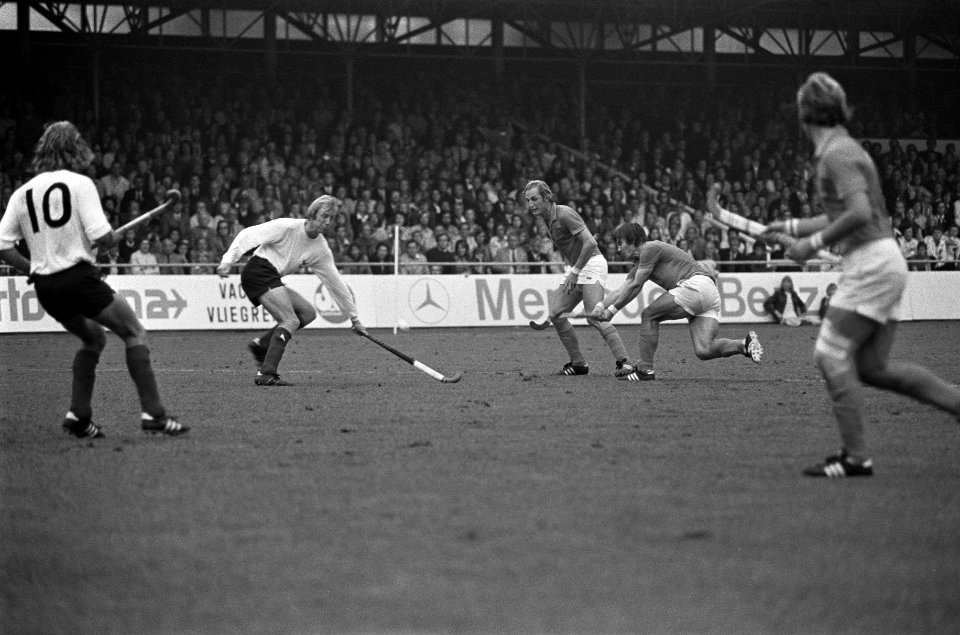 Wereldbeker Hockey te Amstelveen, spelmoment Nederland te Engeland 2-1, spelmome, Bestanddeelnr 926-6469