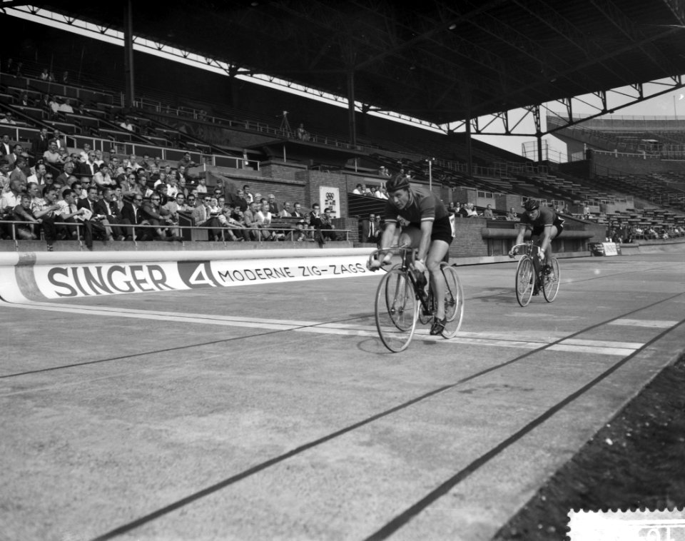 Wereldkampioenschap wielrennen op de baan in het Olympisch stadion te Amsterdam,, Bestanddeelnr 910-5774