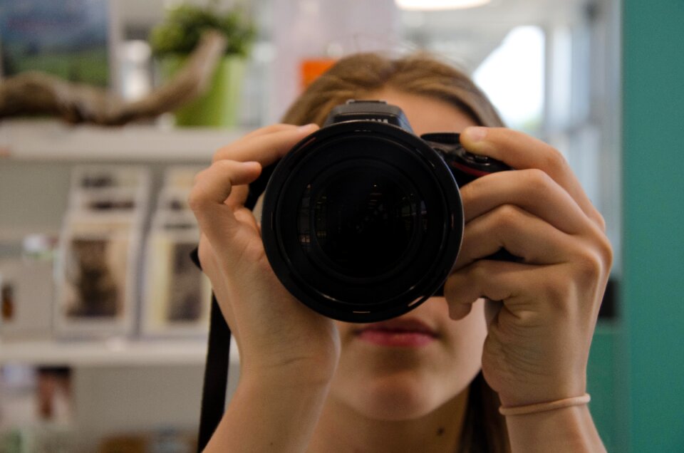 Portrait person lens