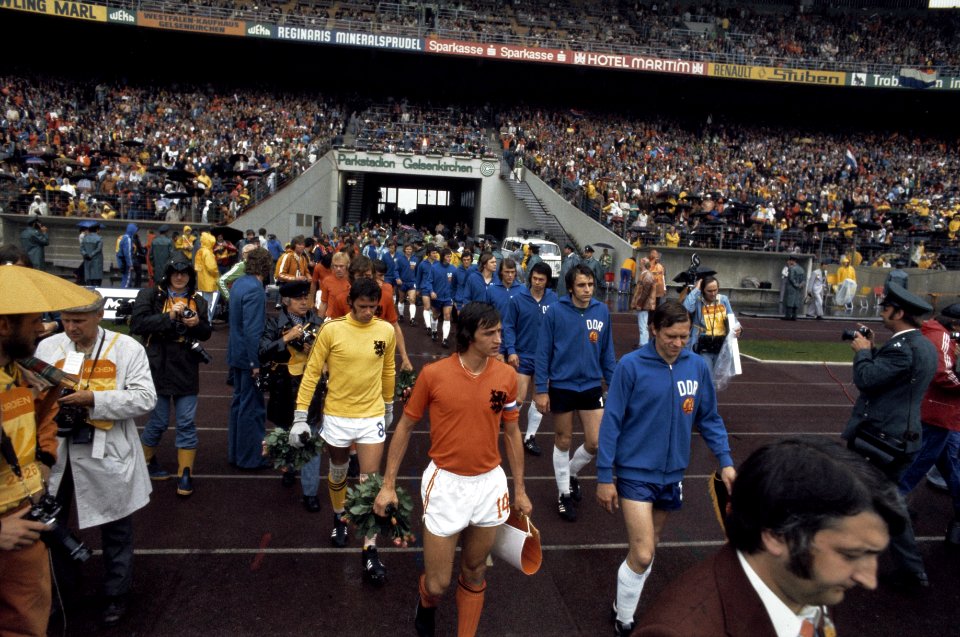 Wereldkampioenschap voetbal 1974 in Munchen, Nederland tegen DDR, 2-0 elftallen, Bestanddeelnr 254-9509