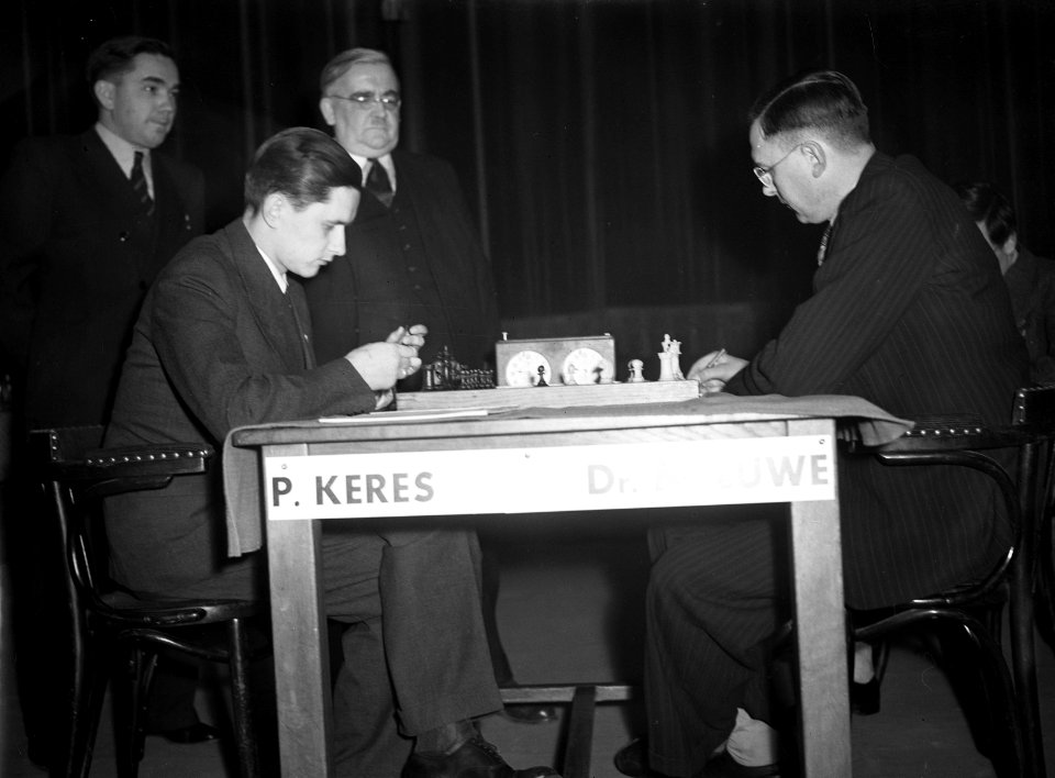 Wereldkampioenschap Schaken. P. Keres - dr. M. Euwe, Bestanddeelnr 902-6135
