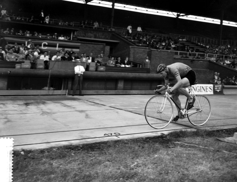 Wereldkampioenschap wielrennen op de baan in het Olympisch stadion te Amsterdam,, Bestanddeelnr 910-5779
