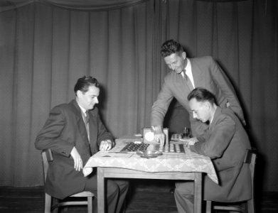 Wereldkampioenschappen dammen Piet Roosenberg versus Huisman, Bestanddeelnr 906-7828