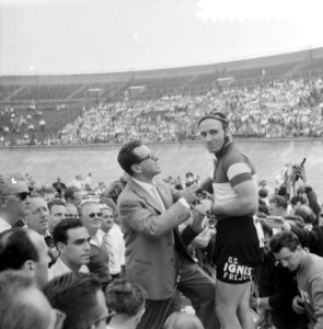 Wereldkampioenschap wielrennen op de baan in het Olympisch stadion te Amsterdam,, Bestanddeelnr 910-5784