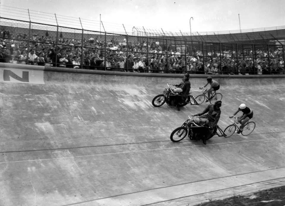 Wereldkampioenschap wielrennen op de baan in het Olympisch stadion te Amsterdam,, Bestanddeelnr 910-5780