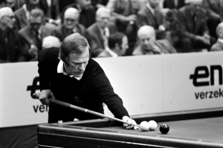 Wereldkampioenschappen biljarten 471 in Rotterdam Nederlandse Vultink in actie, Bestanddeelnr 927-8191