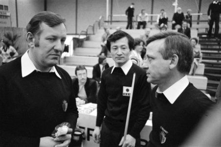 Wereldkampioenschappen bandstoten in Rotterdam; Ceulemans, Kobayashi, Wafflard; Bestanddeelnr 929-1499