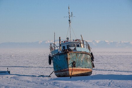 Siberia lake baikal ice