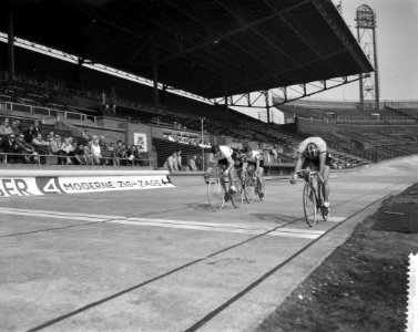 Wereldkampioenschap wielrennen op de baan in het Olympisch stadion te Amsterdam,, Bestanddeelnr 910-5772