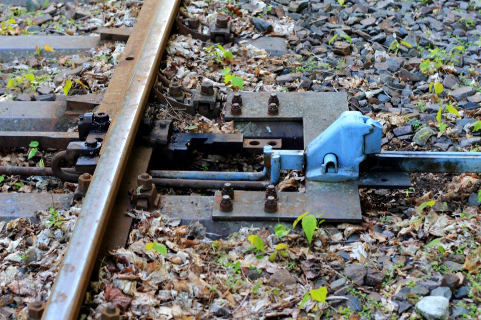 Weiche Bahnhof Schildow Detail 3
