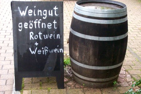 Weinfass Bachgasse Bensheim-Auerbach