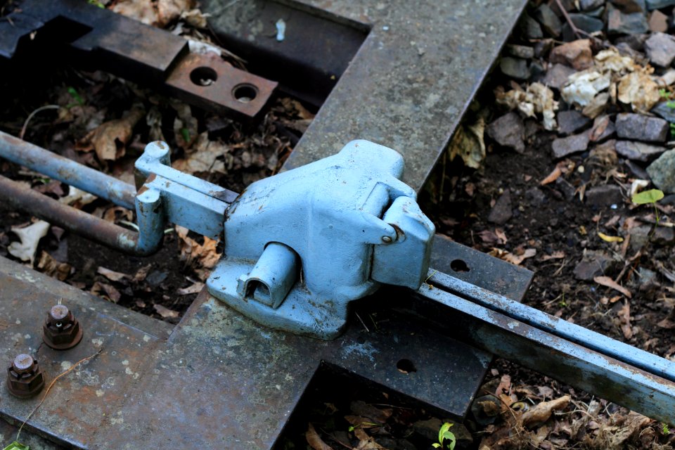 Weiche Bahnhof Schildow Detail 4