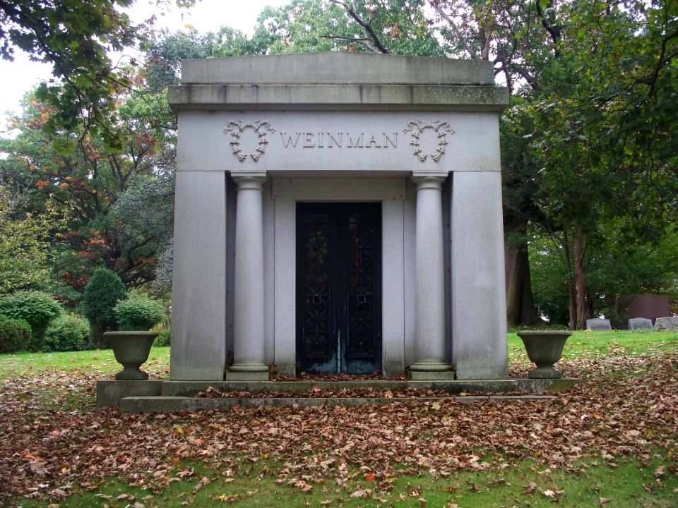 Weinman Mausoleum, Homewood Cemetery, 2015-10-13, 01