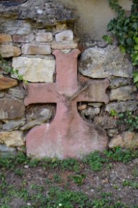 Weilbach, Alter Friedhof, Sandsteinkreuz