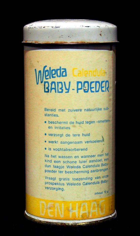 Weleda Calendula baby poeder blikje, foto2