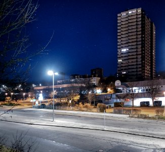 Weißdornweg 14 in Tübingen mit Sternenhimmel 2019