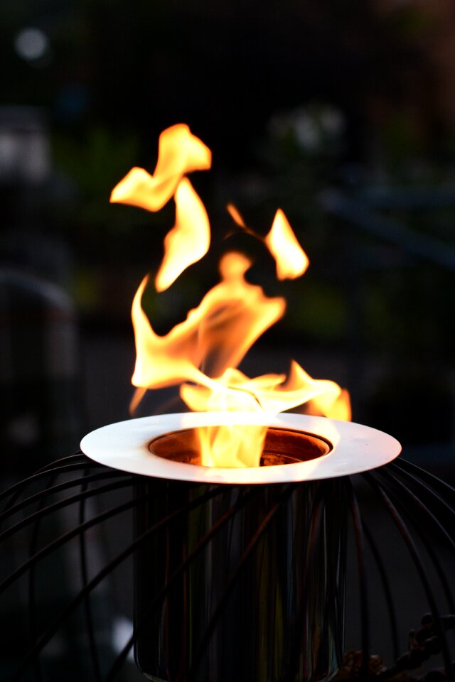 Burn flame heat