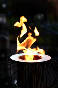 Burn flame heat photo