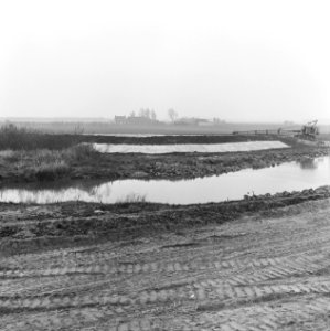 Werkzaamheden, water, zand, overzichten, Bestanddeelnr 253-7552