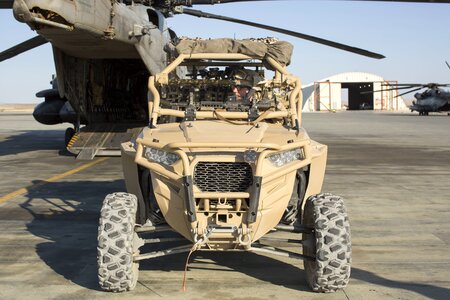 Rapid delivery helicopter brown army