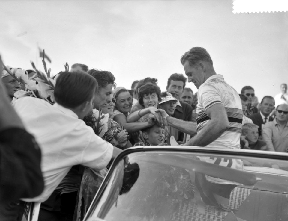 Wereldkampioenschappen wielrennen amateurs op de weg te Zandvoort, huldiging van, Bestanddeelnr 910-5991