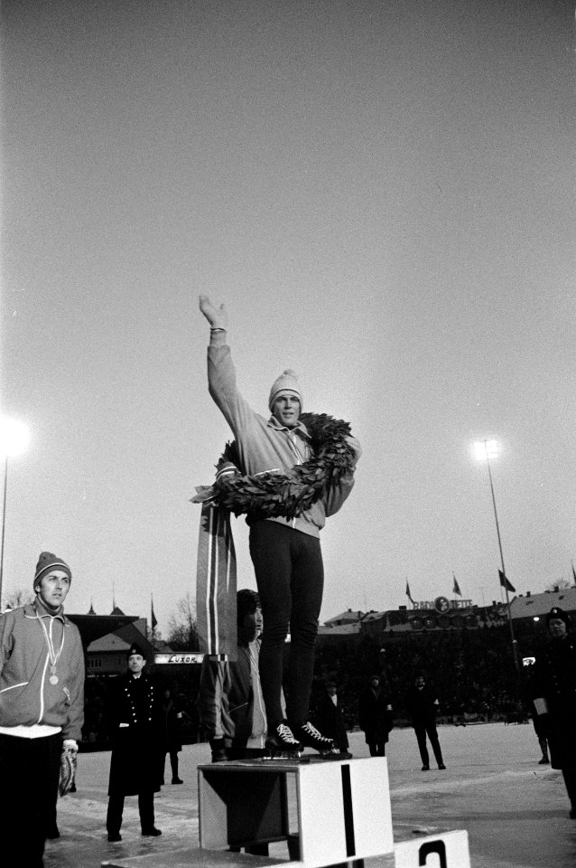 Wereldkampioenschappen Schaatsen te Oslo (Noorwegen). Huldiging, Bestanddeelnr 923-2900