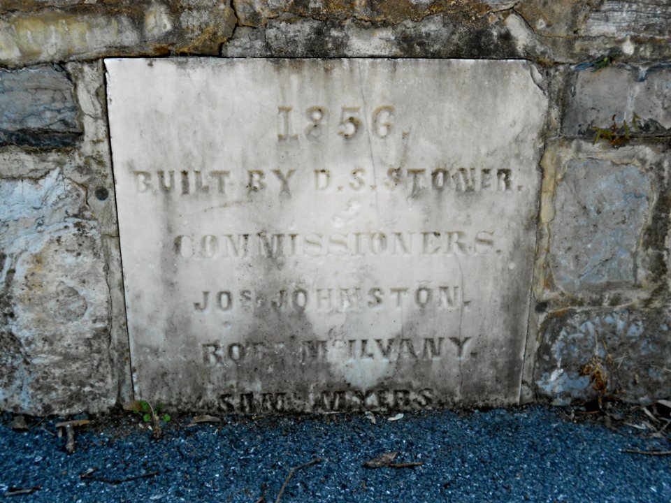 Welty Bridge datestone