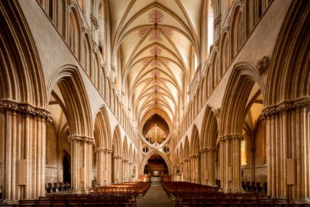Wells Cathedral Nave Photograph