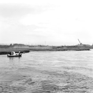 Werkzaamheden, werktuigen, draglines, boten, Bestanddeelnr 253-7514