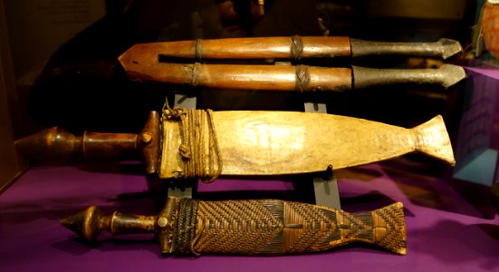 Weapons, unidentified - Etnografiska museet - Stockholm, Sweden - DSC00956