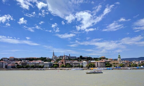 Architecture tourism danube photo