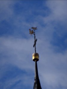 Weather vane church Uder