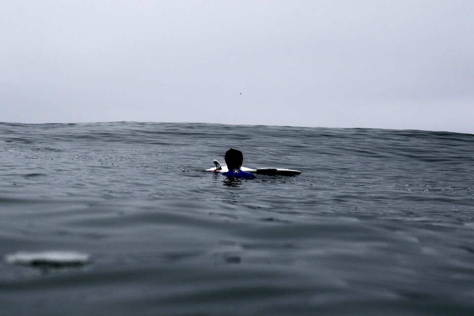 Waves nature people