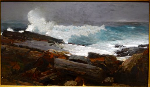 Weatherbeaten by Winslow Homer, 1894, oil on canvas - Portland Museum of Art - Portland, Maine - DSC04190